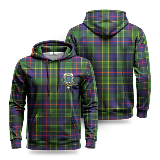 Forsyth Modern Tartan Crest Hoodie 1500