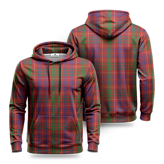 Fox Red Tartan Hoodie 1500