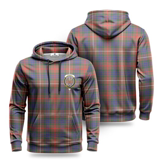 Fraser (of Lovat) Hunting Modern Tartan Crest Hoodie 1500