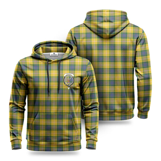 Fraser (of Lovat) Yellow Tartan Crest Hoodie 1500