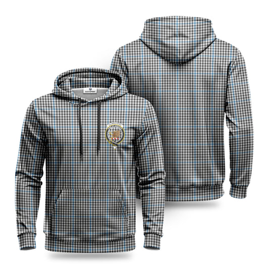 Gladstone Tartan Crest Hoodie 1500