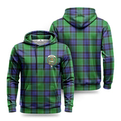 Graham of Menteith Modern Tartan Crest Hoodie