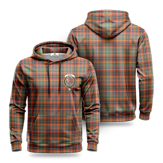 Innes Ancient Tartan Crest Hoodie 1500