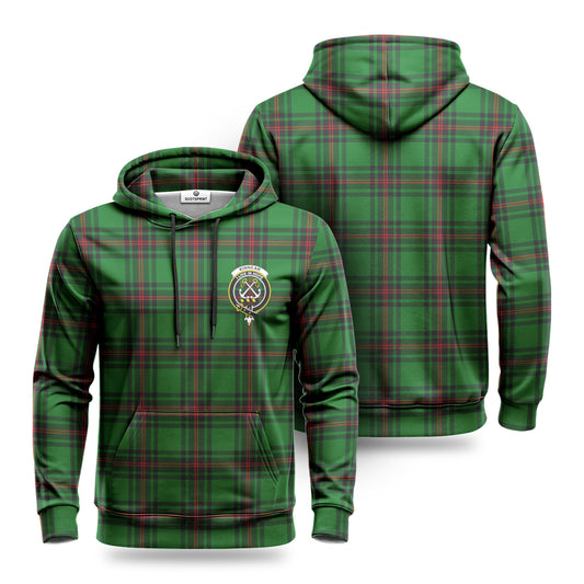 Kinnear Tartan Crest Hoodie 1500