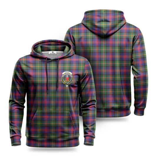 Logan Modern Tartan Crest Hoodie 1500