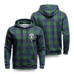 MacCallum Modern Tartan Crest Hoodie