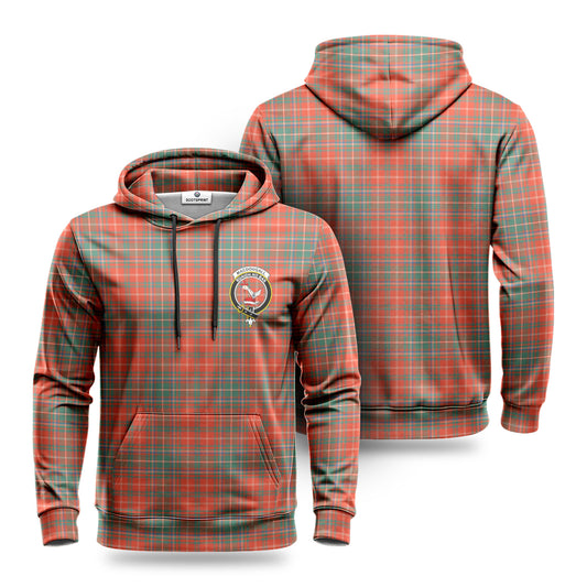 MacDougall Ancient Tartan Crest Hoodie 1500