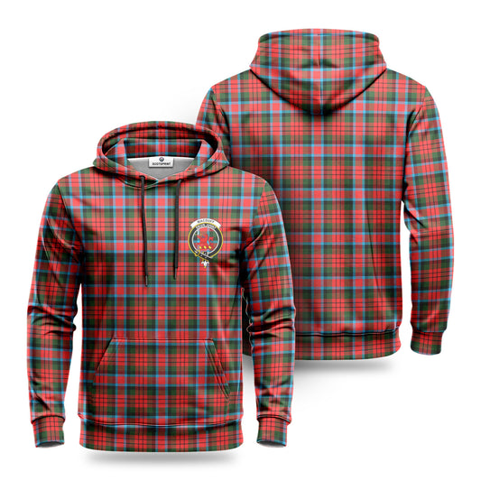 MacDuff Modern Tartan Crest Hoodie 1500