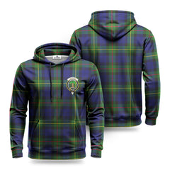 MacEwan Modern Tartan Crest Hoodie