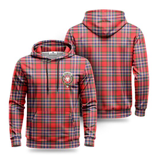 MacFarlane Modern Tartan Crest Hoodie 1500