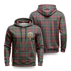 MacIntosh Hunting Modern Tartan Crest Hoodie