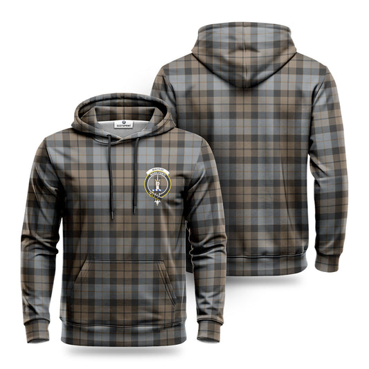 MacKay Weathered Tartan Crest Hoodie 1500