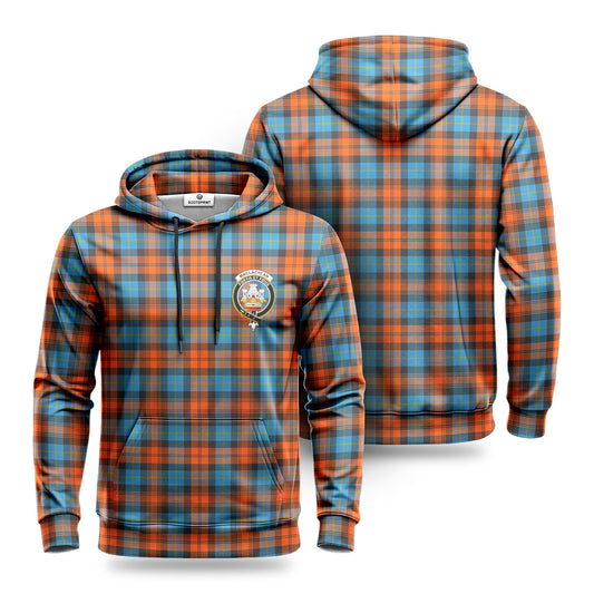 MacLachlan Ancient Tartan Crest Hoodie 1500