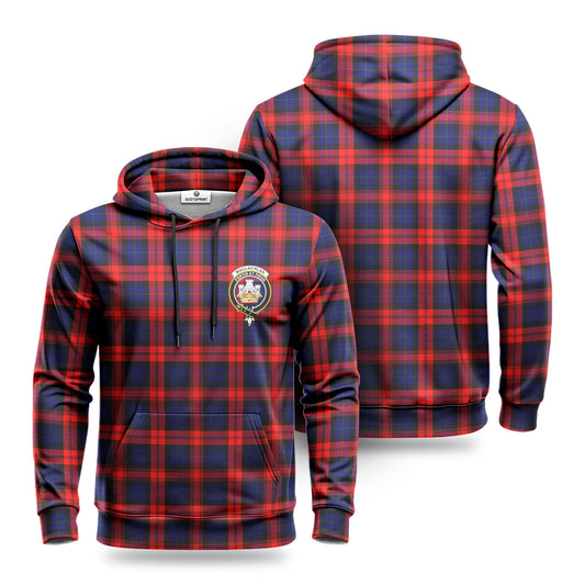 MacLachlan Modern Tartan Crest Hoodie 1500