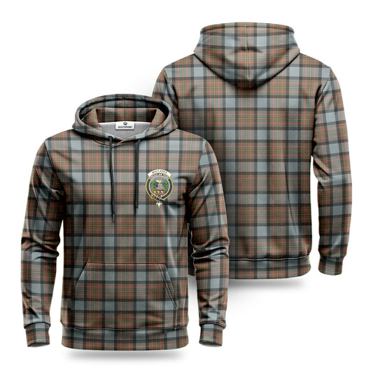 MacLaren Weathered Tartan Crest Hoodie 1500