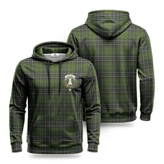 MacLean Hunting Tartan Crest Hoodie