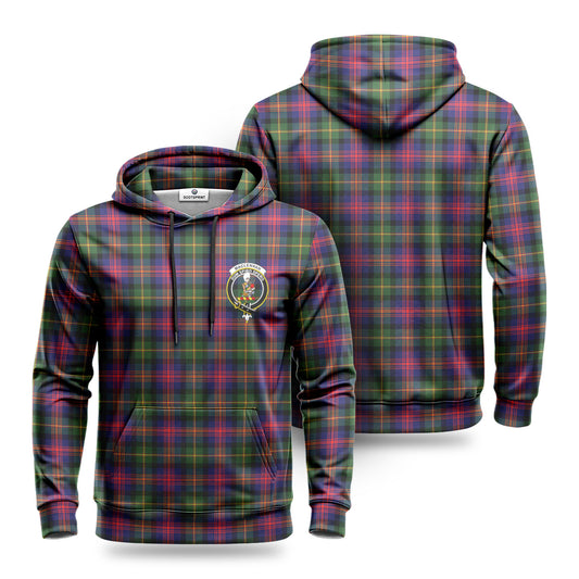 MacLennan Modern Tartan Crest Hoodie 1500