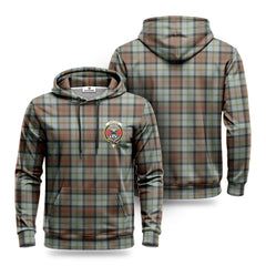 MacLeod of Harris Weathered Tartan Crest Hoodie