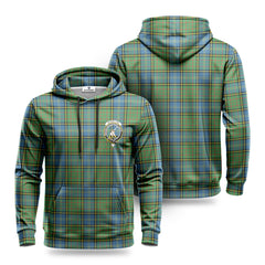 MacMillan Hunting Ancient Tartan Crest Hoodie