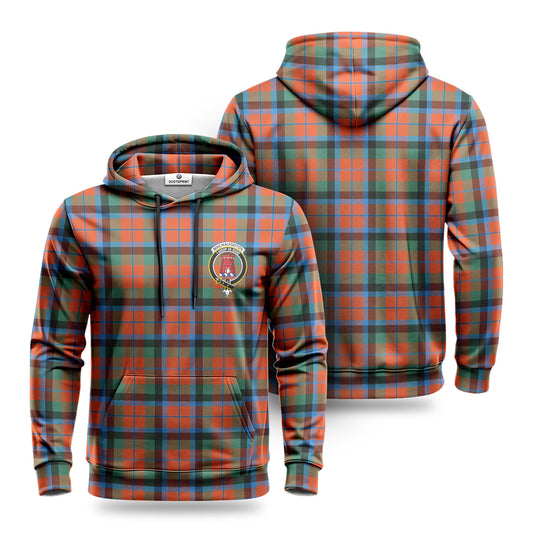 MacNaughton Ancient Tartan Crest Hoodie 1500