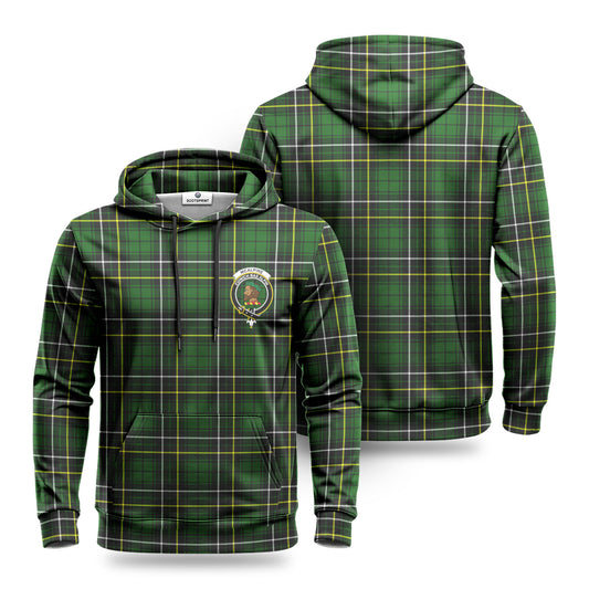 McAlpine Modern Tartan Crest Hoodie 1500