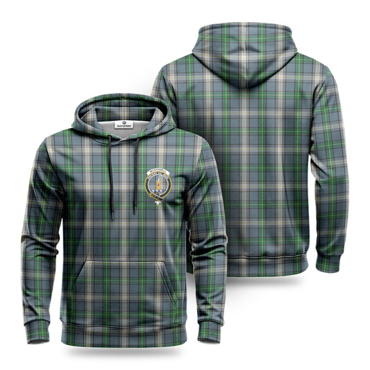 McDowell (MacDowell) Tartan Crest Hoodie 1500