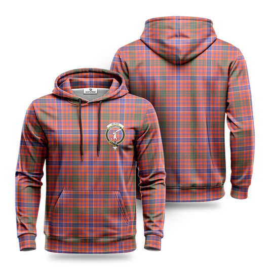 McRae Ancient Tartan Crest Hoodie 1500