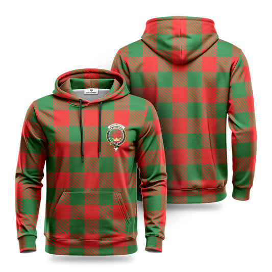 Moncreiffe (or Moncreiff) Tartan Crest Hoodie 1500