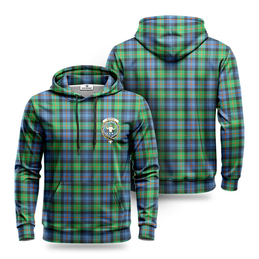 Murray of Atholl Ancient Tartan Crest Hoodie 1500