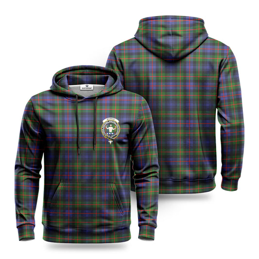 Murray of Atholl Modern Tartan Crest Hoodie 1500