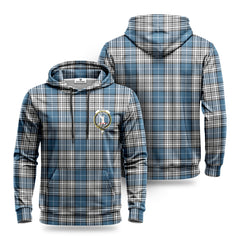 Napier Modern Tartan Crest Hoodie