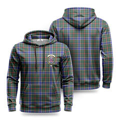 Ogilvie Hunting Modern Tartan Crest Hoodie