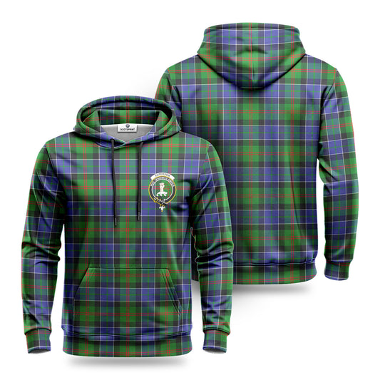 Paterson Tartan Crest Hoodie 1500