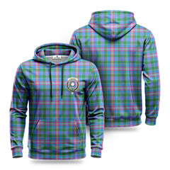 Pitcairn Hunting Tartan Crest Hoodie