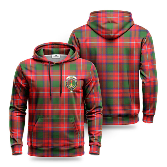 Rattray Modern Tartan Crest Hoodie 1500