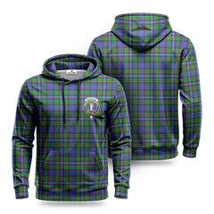 Robertson Hunting Modern Tartan Crest Hoodie