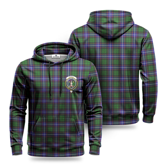 Russell Modern Tartan Crest Hoodie 1500