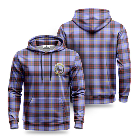 Rutherford Tartan Crest Hoodie 1500