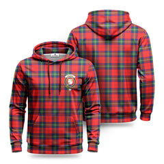 Ruthven Modern Tartan Crest Hoodie