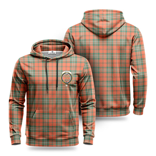 Scott Ancient Tartan Crest Hoodie 1500