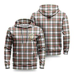 Stewart Dress Modern Tartan Crest Hoodie