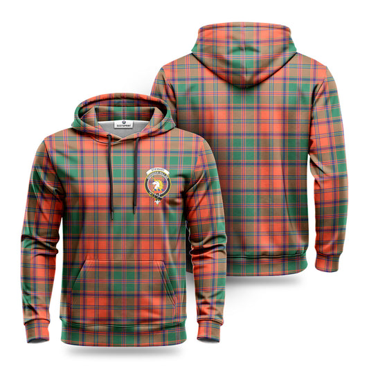 Stewart of Appin Ancient Tartan Crest Hoodie 1500