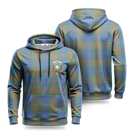 Stewart of Appin Hunting Ancient Tartan Crest Hoodie 1500