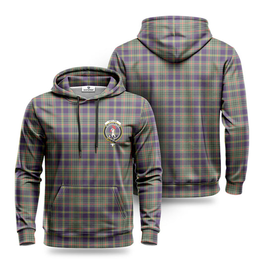 Taylor Weathered Tartan Crest Hoodie 1500