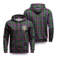 Urquhart Modern Tartan Crest Hoodie