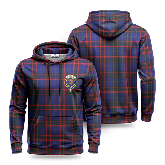 Wedderburn Tartan Crest Hoodie 1500