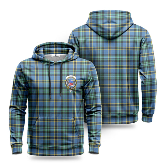 Weir Ancient Tartan Crest Hoodie 1500