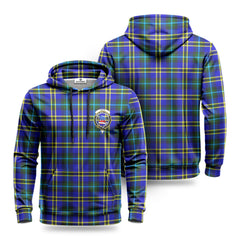 Weir Modern Tartan Crest Hoodie