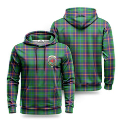 Young Modern Tartan Crest Hoodie