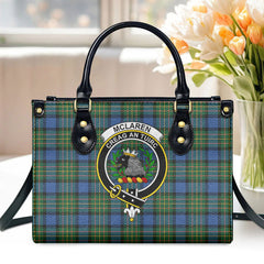 McLaren Ancient Tartan Crest Leather Handbag